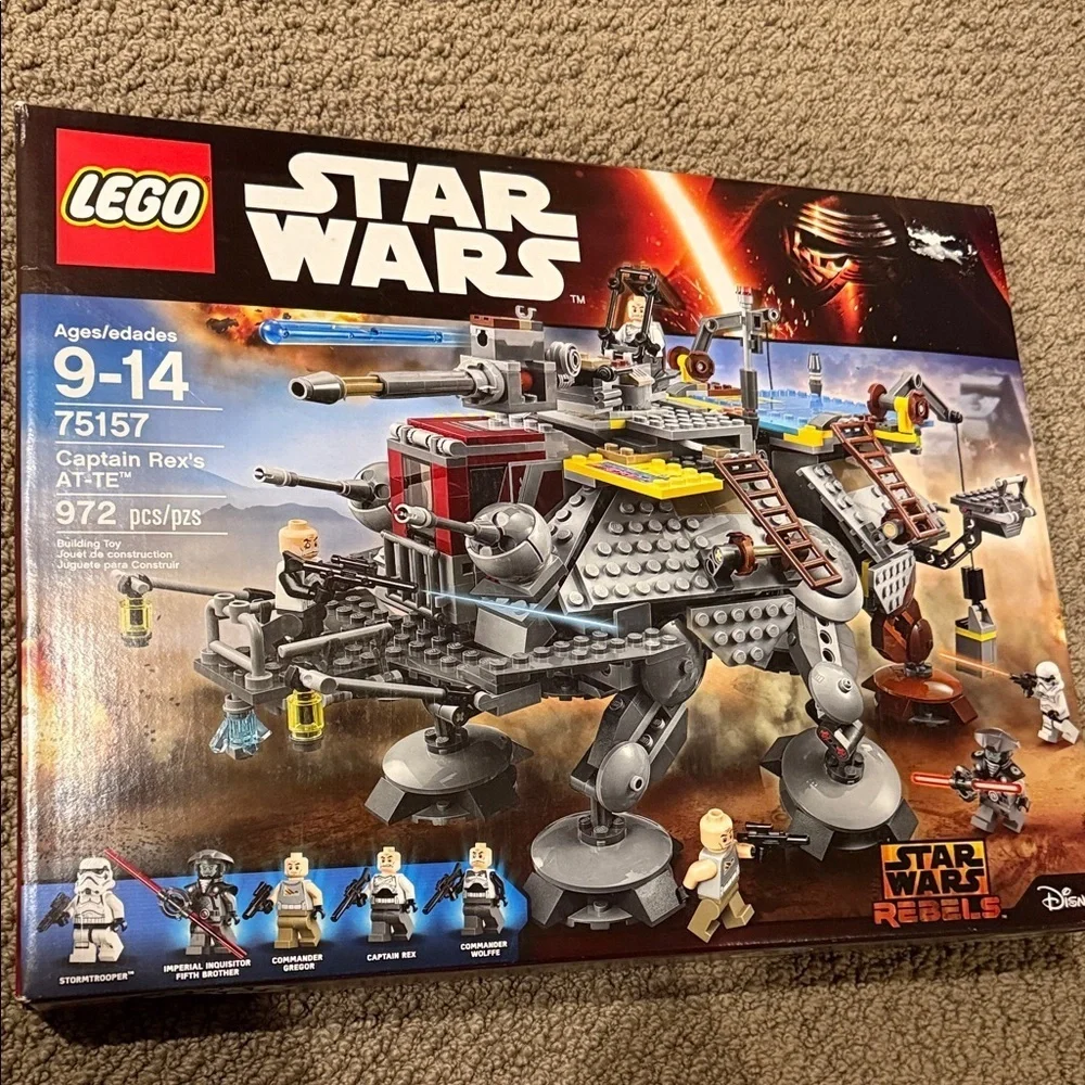Lego Star Wars rebels captain Rex’s AT-TE set 75157 new in sealed box 972 pieces